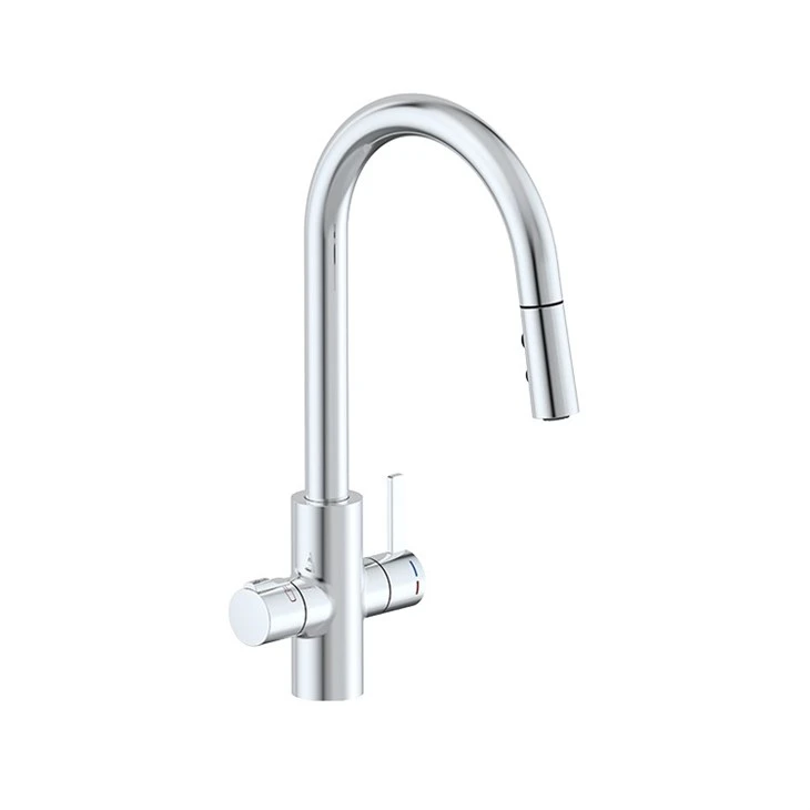 instant hot water tap with pull out hose